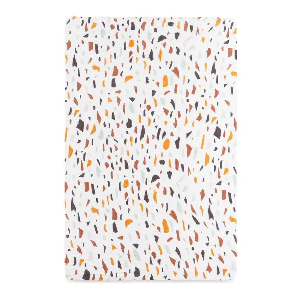 Mini Crib Sheet In GOTS Certified Organic Muslin Cotton