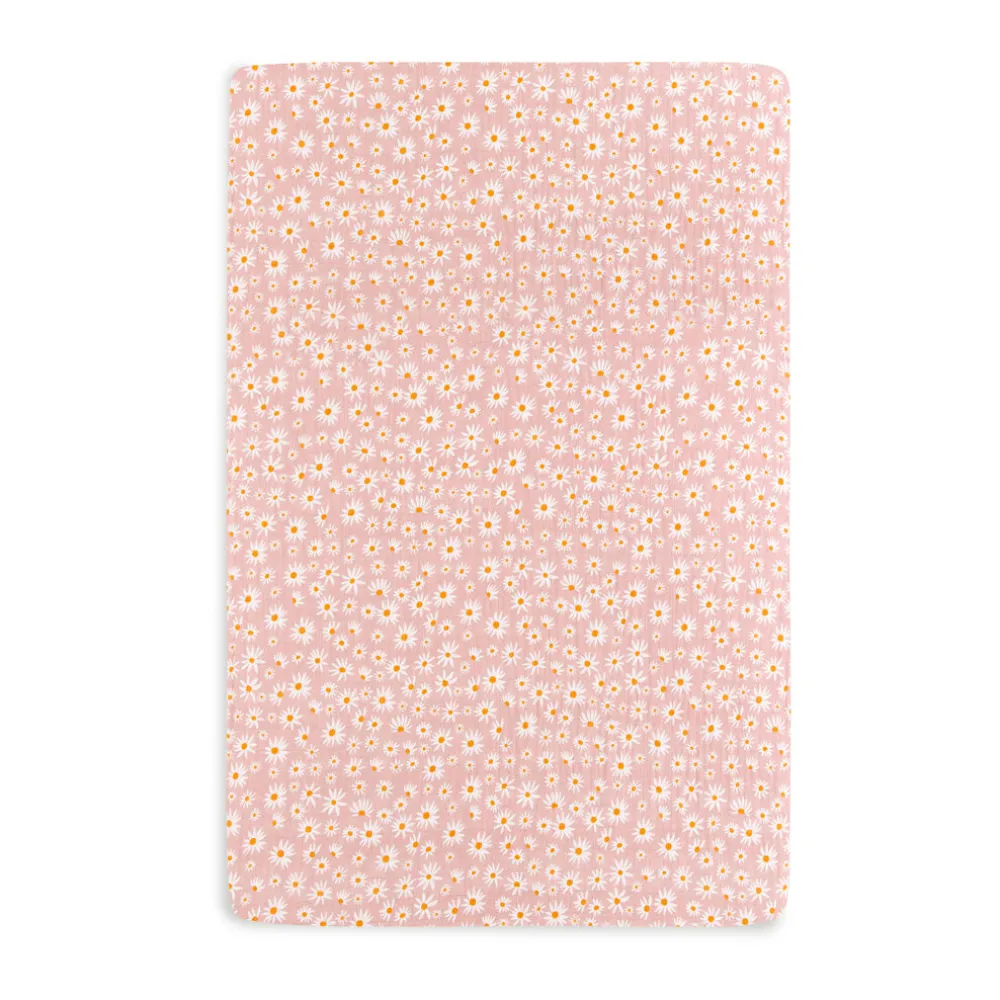 Mini Crib Sheet In GOTS Certified Organic Muslin Cotton