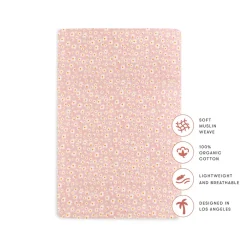 Mini Crib Sheet In GOTS Certified Organic Muslin Cotton