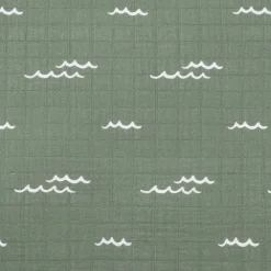 Mini Crib Sheet In GOTS Certified Organic Muslin Cotton