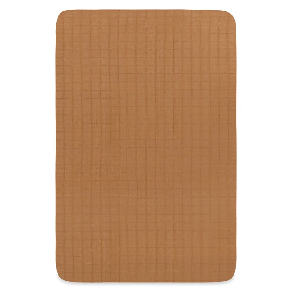 Mini Crib Sheet In GOTS Certified Organic Muslin Cotton
