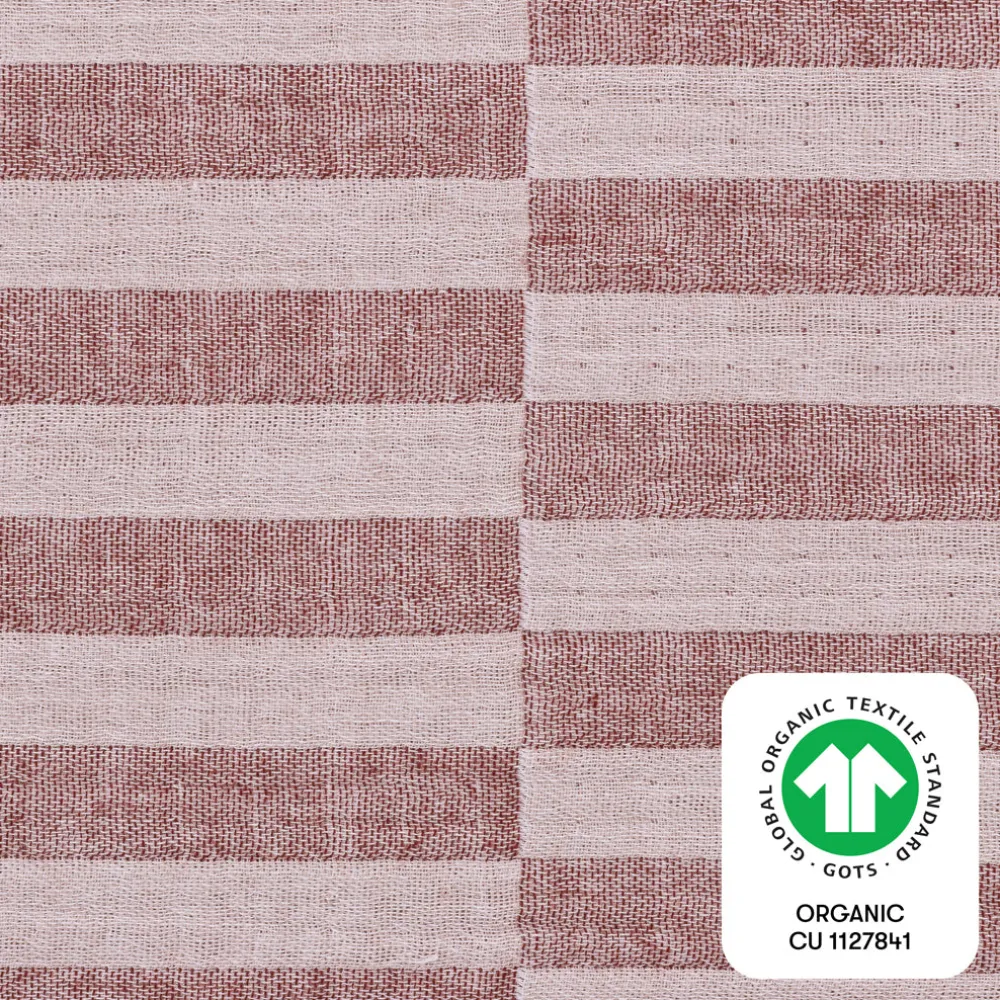 Mini Crib Sheet In GOTS Certified Organic Muslin Cotton