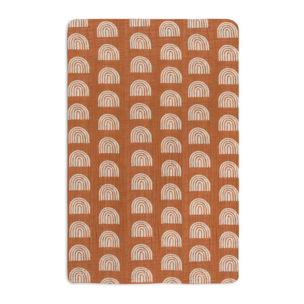 Mini Crib Sheet In GOTS Certified Organic Muslin Cotton