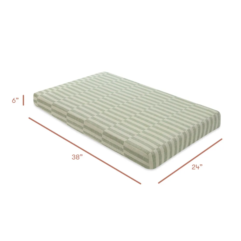 Mini Crib Sheet In GOTS Certified Organic Muslin Cotton