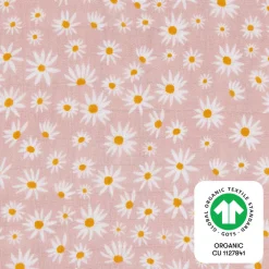 Mini Crib Sheet In GOTS Certified Organic Muslin Cotton