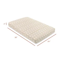 Mini Crib Sheet In GOTS Certified Organic Muslin Cotton