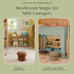 Mini Mushroom Pouf