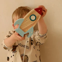 Mini Rocket Ship Lamp