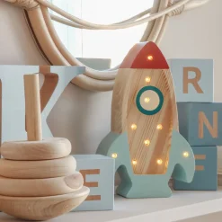 Mini Rocket Ship Lamp