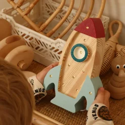 Mini Rocket Ship Lamp