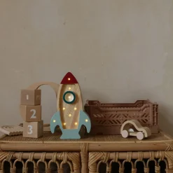 Mini Rocket Ship Lamp