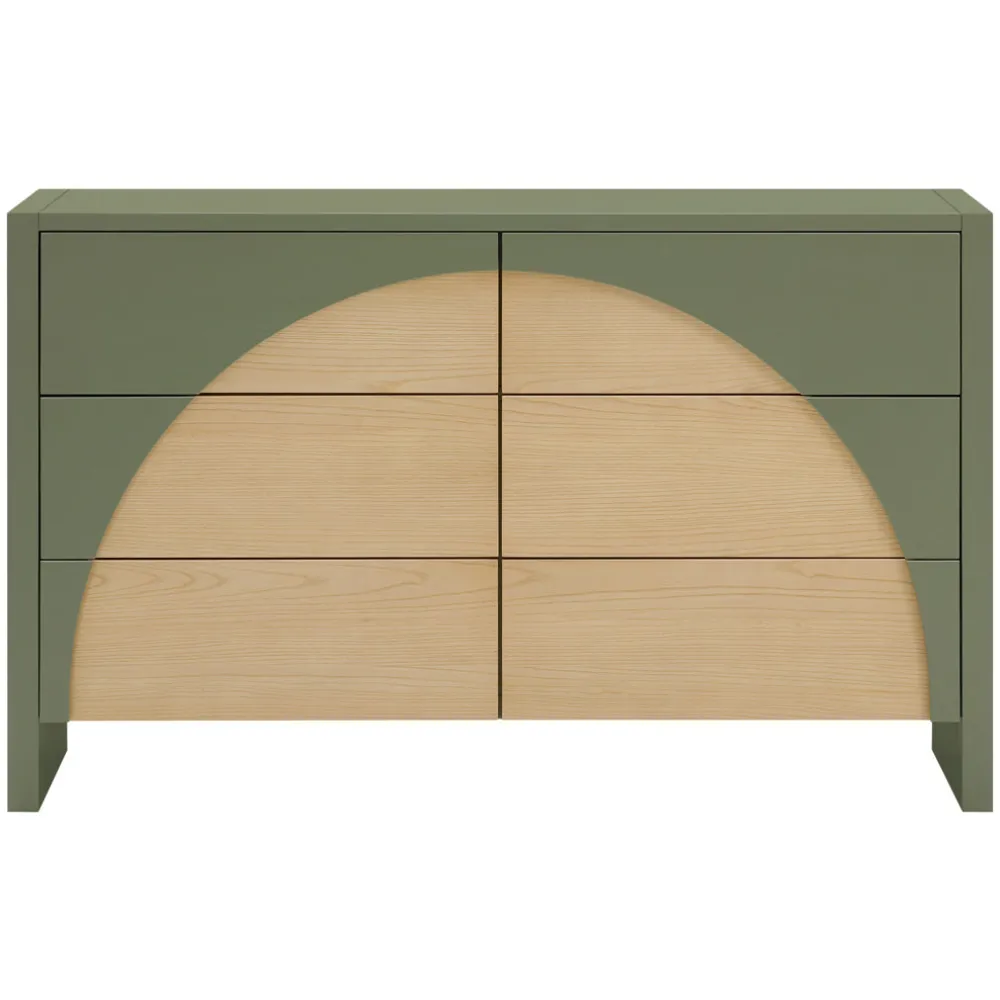 Moab 6-Drawer Assembled Dresser