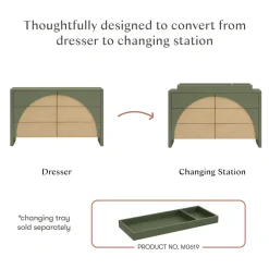 Moab 6-Drawer Assembled Dresser