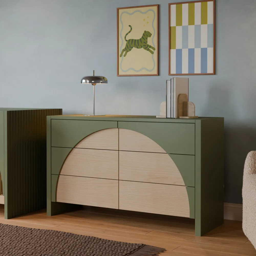 Moab 6-Drawer Assembled Dresser