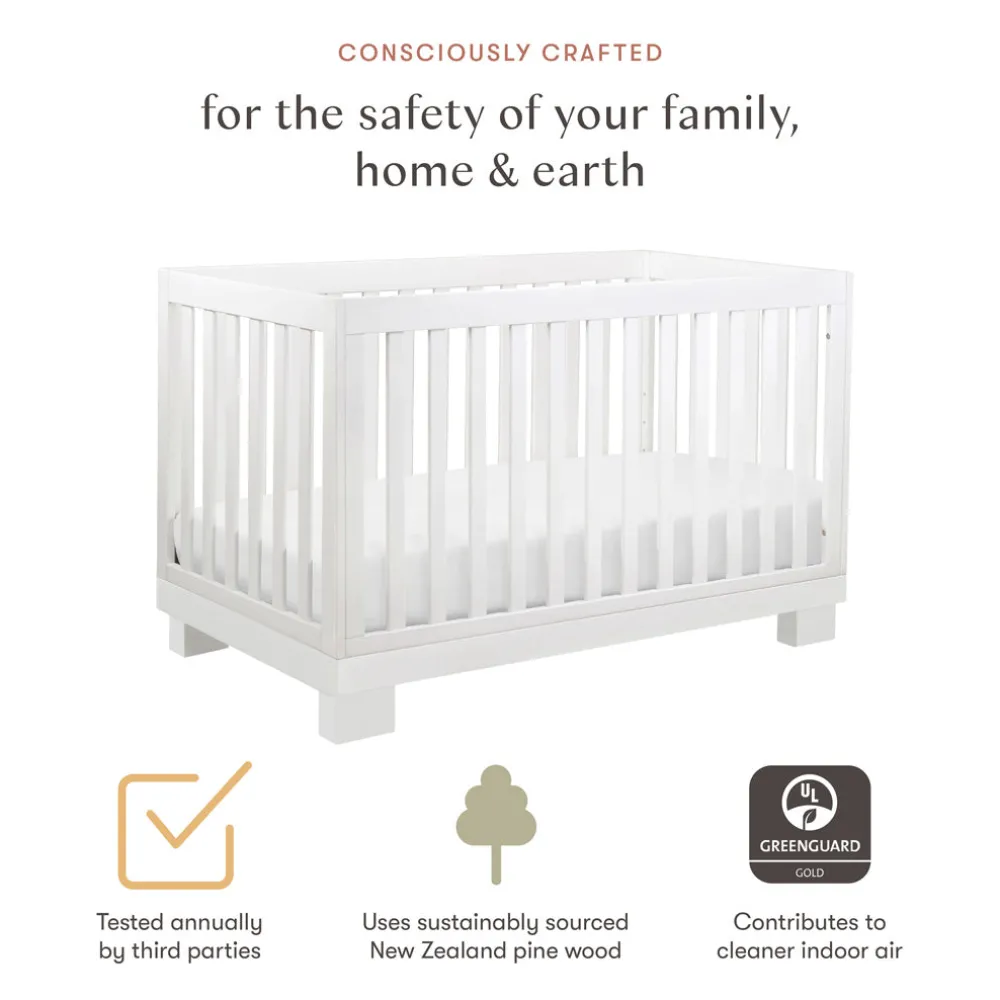 Modo 3-in-1 Convertible Crib with Toddler Bed Conversion Kit