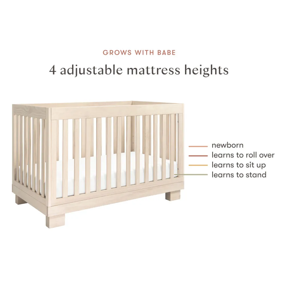 Modo 3-in-1 Convertible Crib with Toddler Bed Conversion Kit