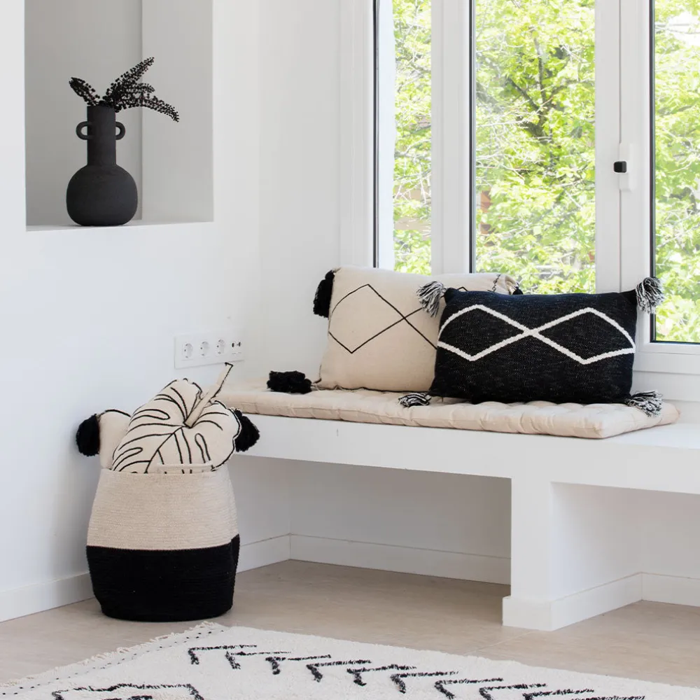 Monstera Leaf Washable Cushion