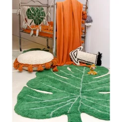 Monstera Leaf Washable Rug
