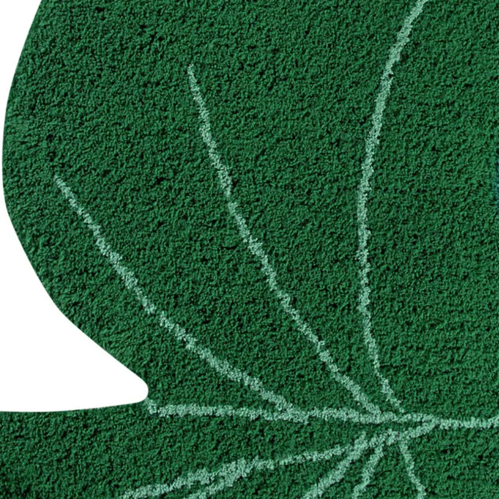 Monstera Leaf Washable Rug