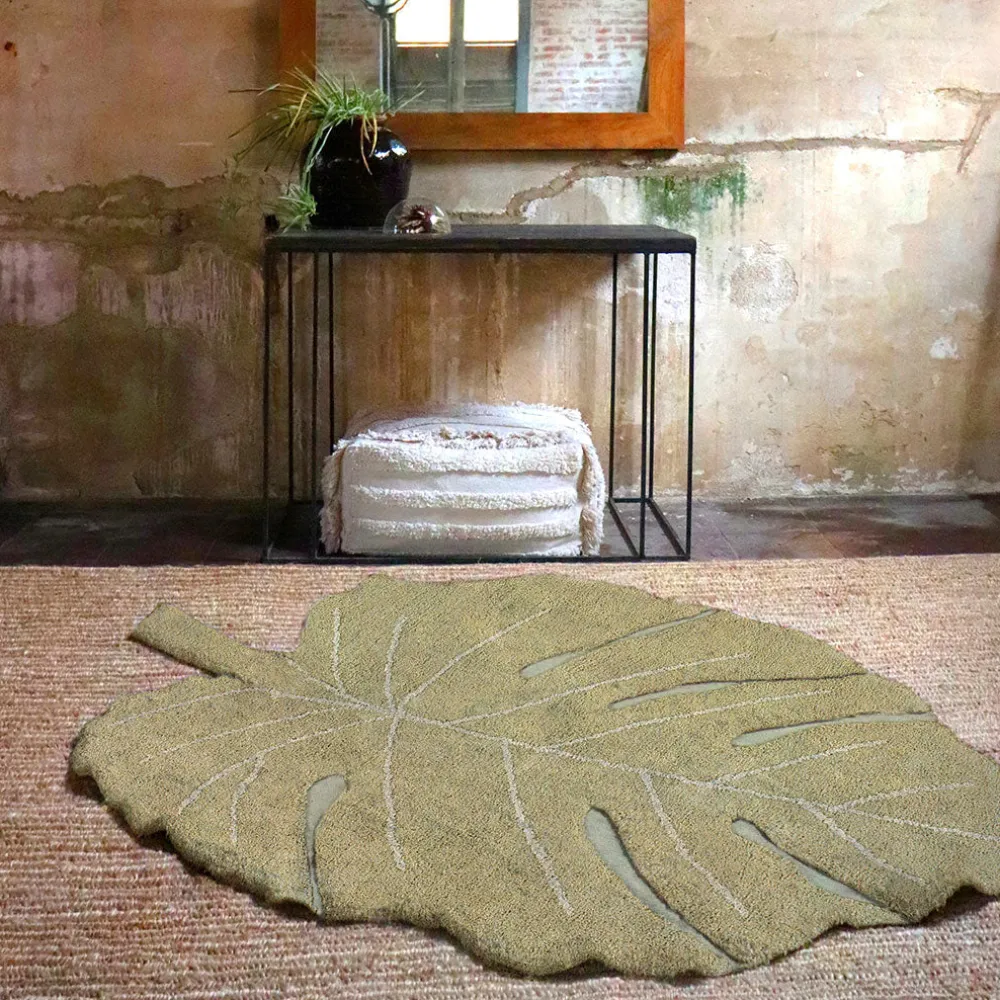 Monstera Washable Rug