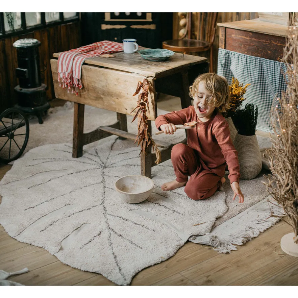 Monstera Washable Rug