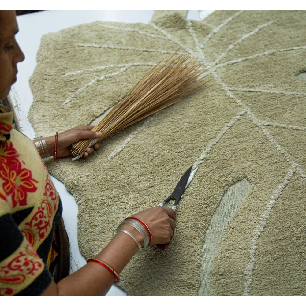 Monstera Washable Rug