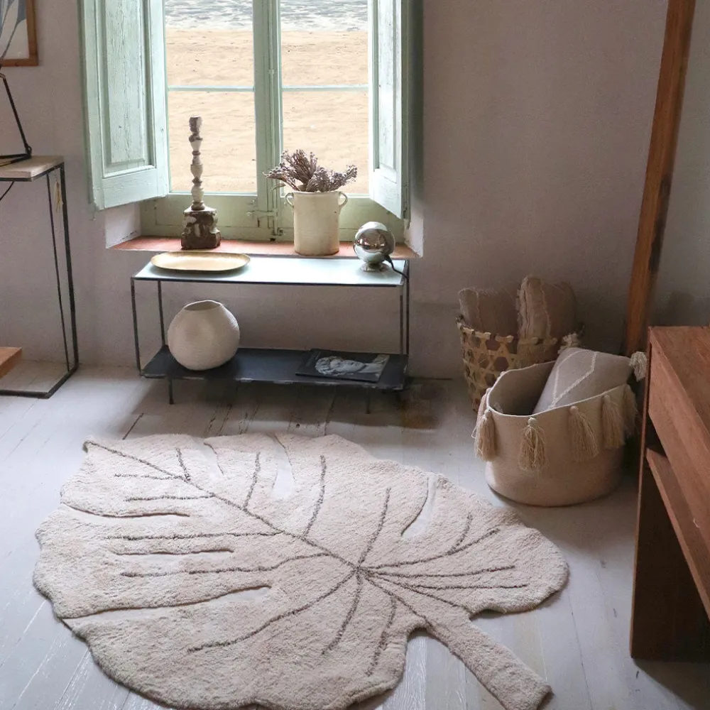 Monstera Washable Rug