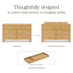 Nantucket 7-Drawer Assembled Dresser