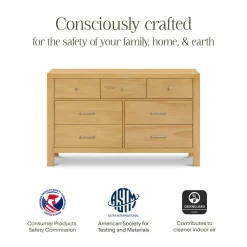 Nantucket 7-Drawer Assembled Dresser