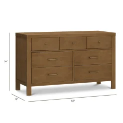 Nantucket 7-Drawer Assembled Dresser