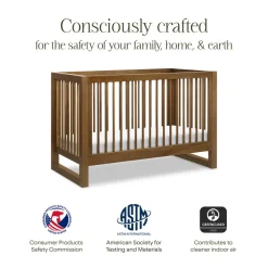 Nantucket 3-in-1 Convertible Crib With Toddler Bed Conversion Kit