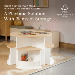 Nessa Nesting Play Table and Chair Set