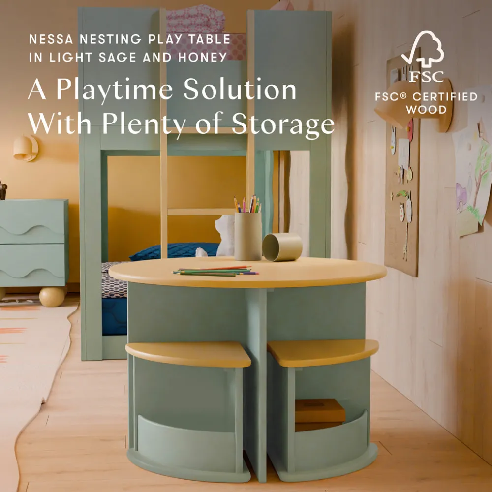 Nessa Nesting Play Table and Chair Set