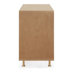 Novella 6 Drawer Dresser in Stained Ash and Ivory