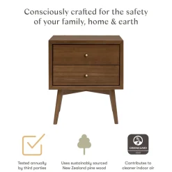 Palma Assembled Nightstand