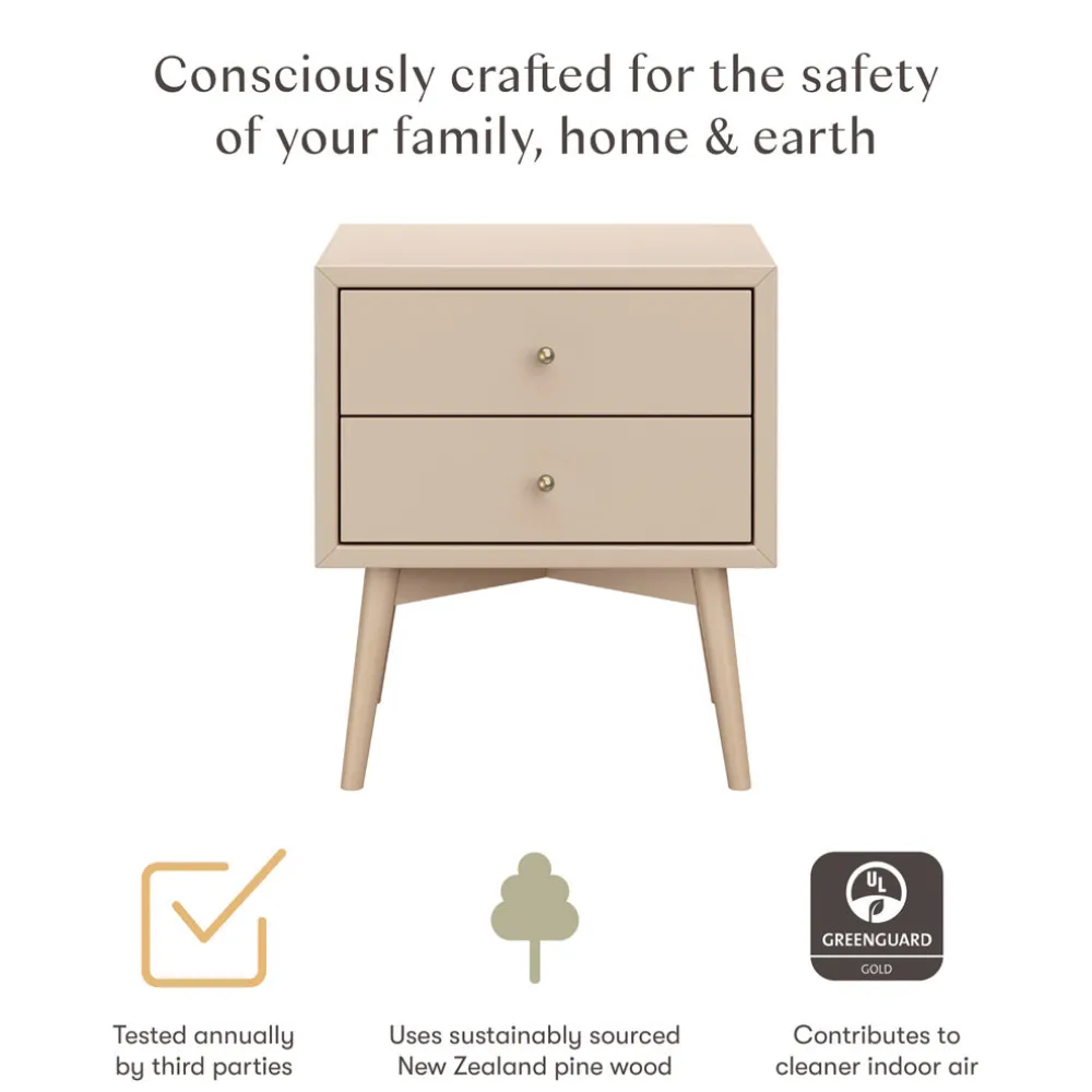 Palma Assembled Nightstand