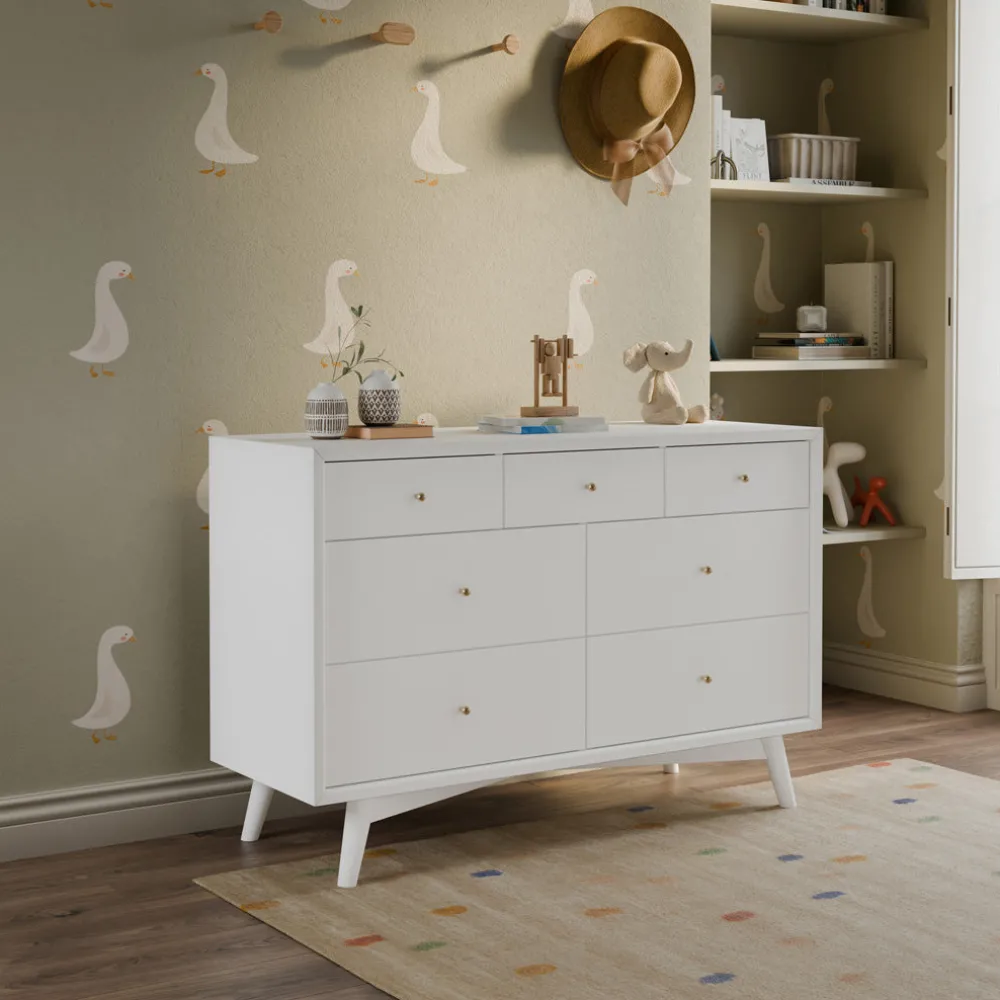 Palma 7-Drawer Assembled Double Dresser