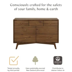 Palma 7-Drawer Assembled Double Dresser