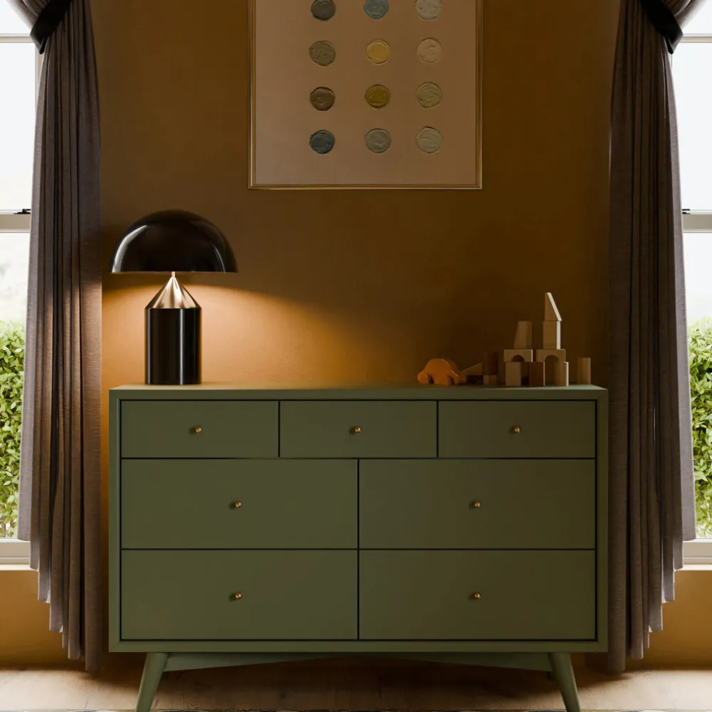 Palma 7-Drawer Assembled Double Dresser