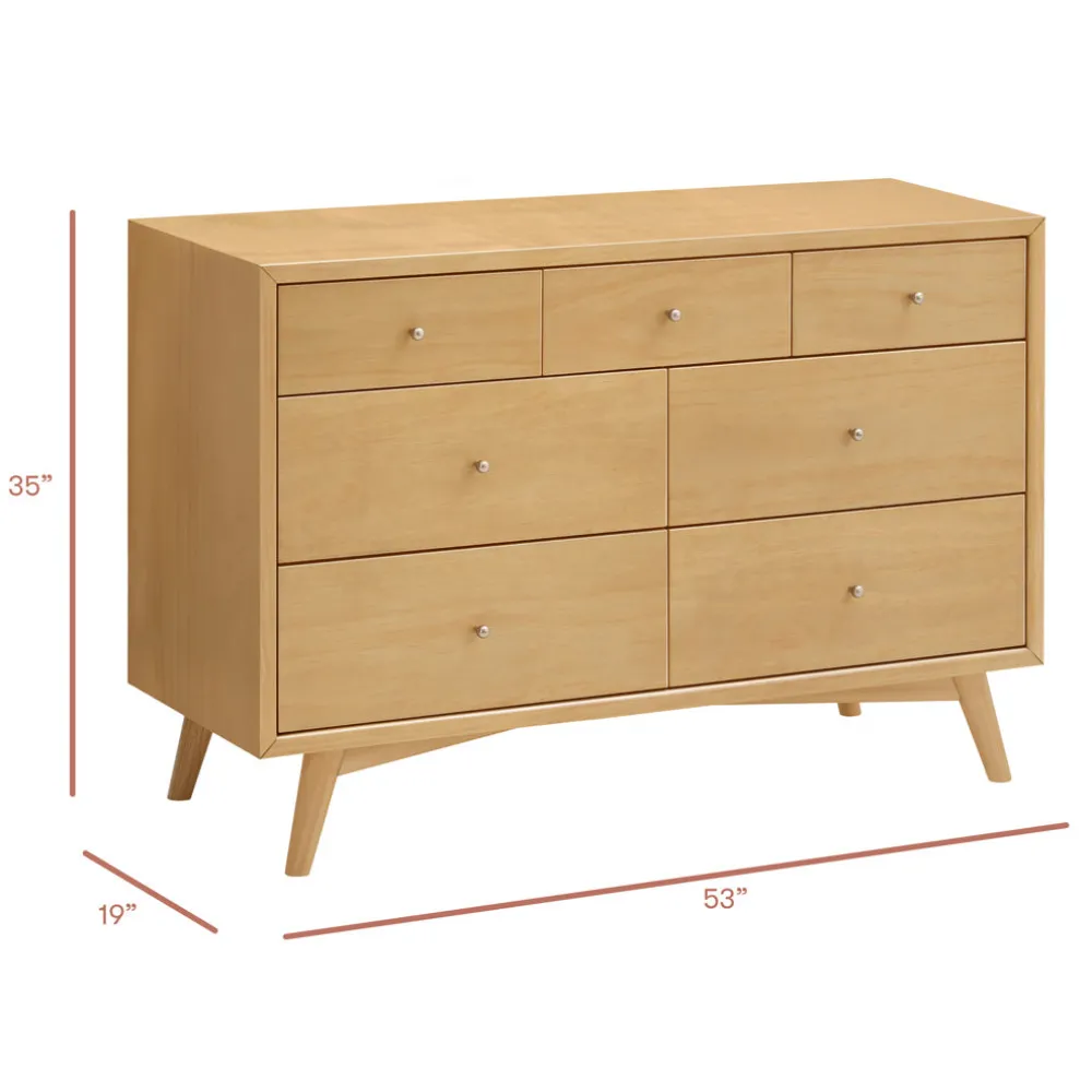 Palma 7-Drawer Assembled Double Dresser