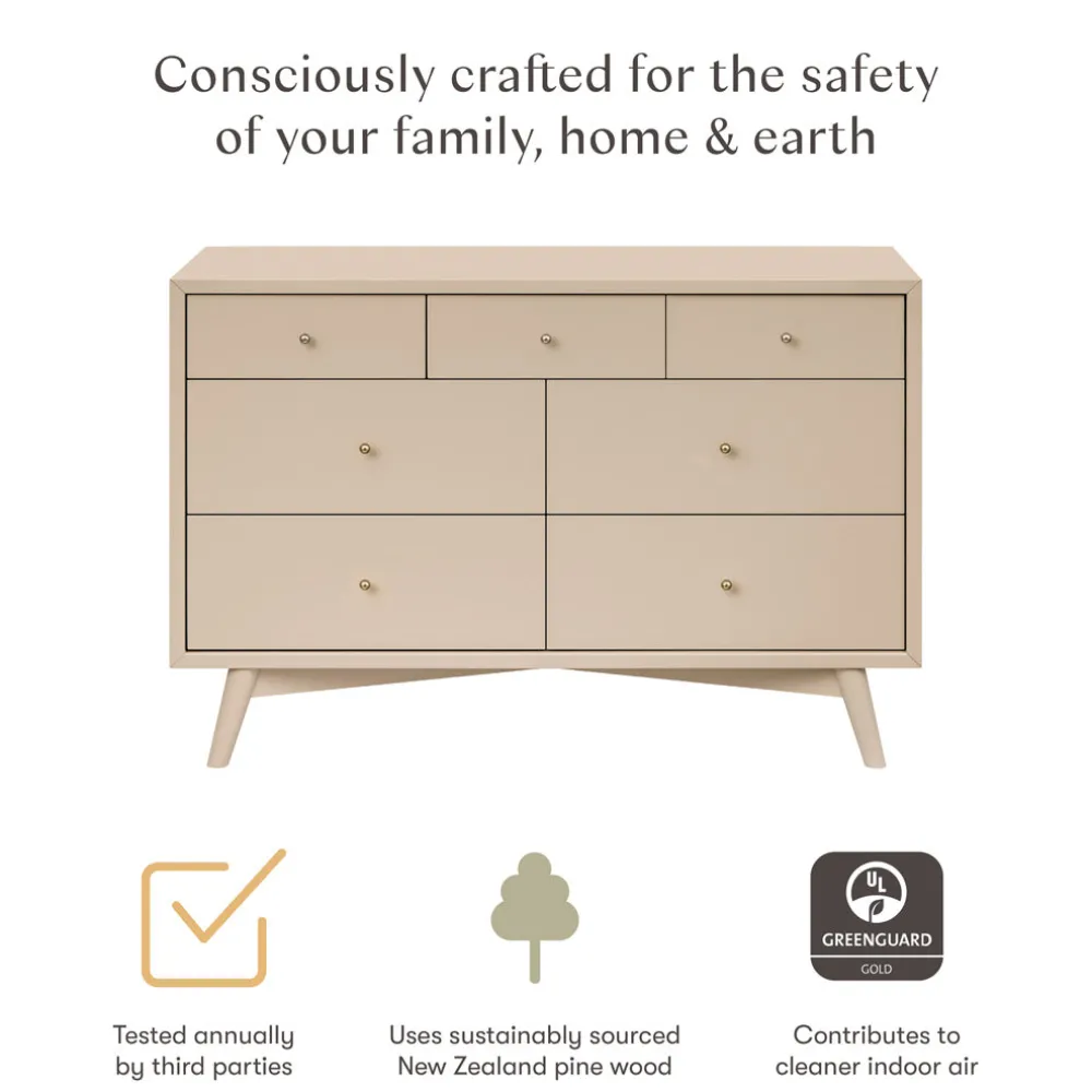 Palma 7-Drawer Assembled Double Dresser