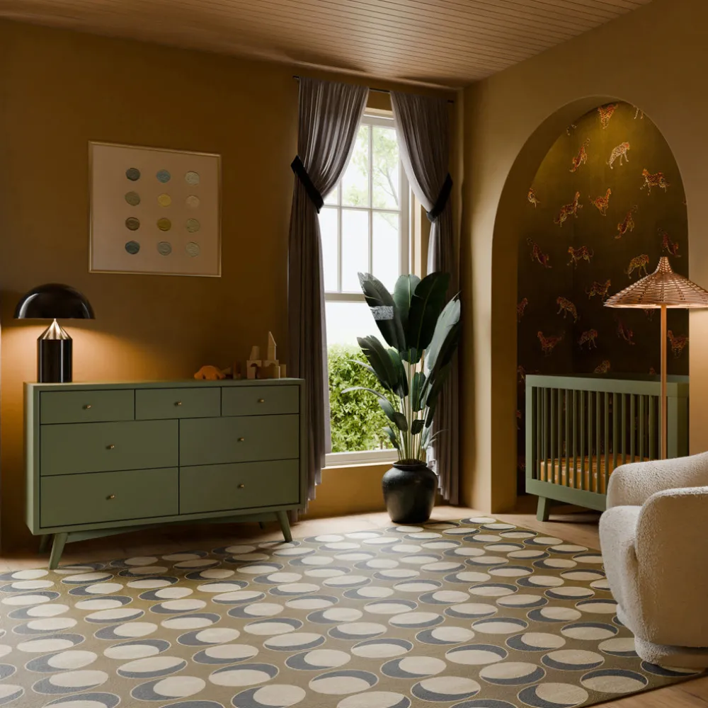 Palma 7-Drawer Assembled Double Dresser