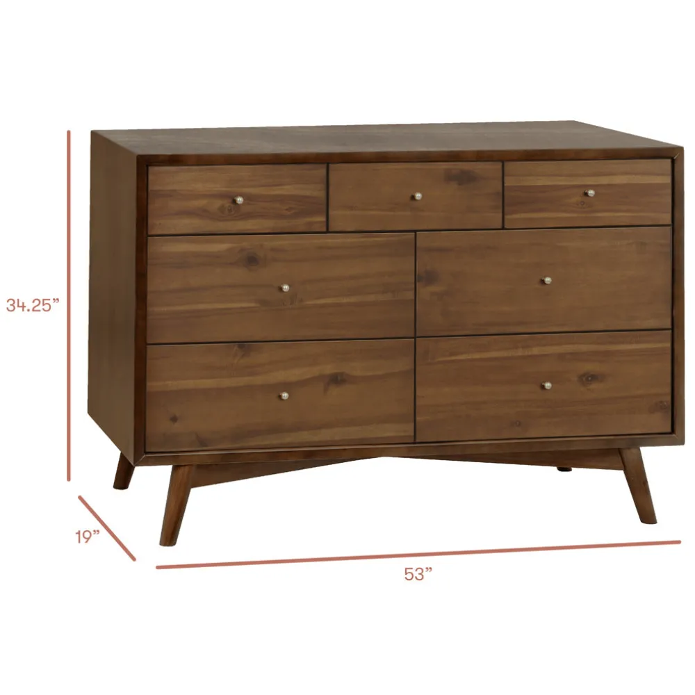Palma 7-Drawer Assembled Double Dresser