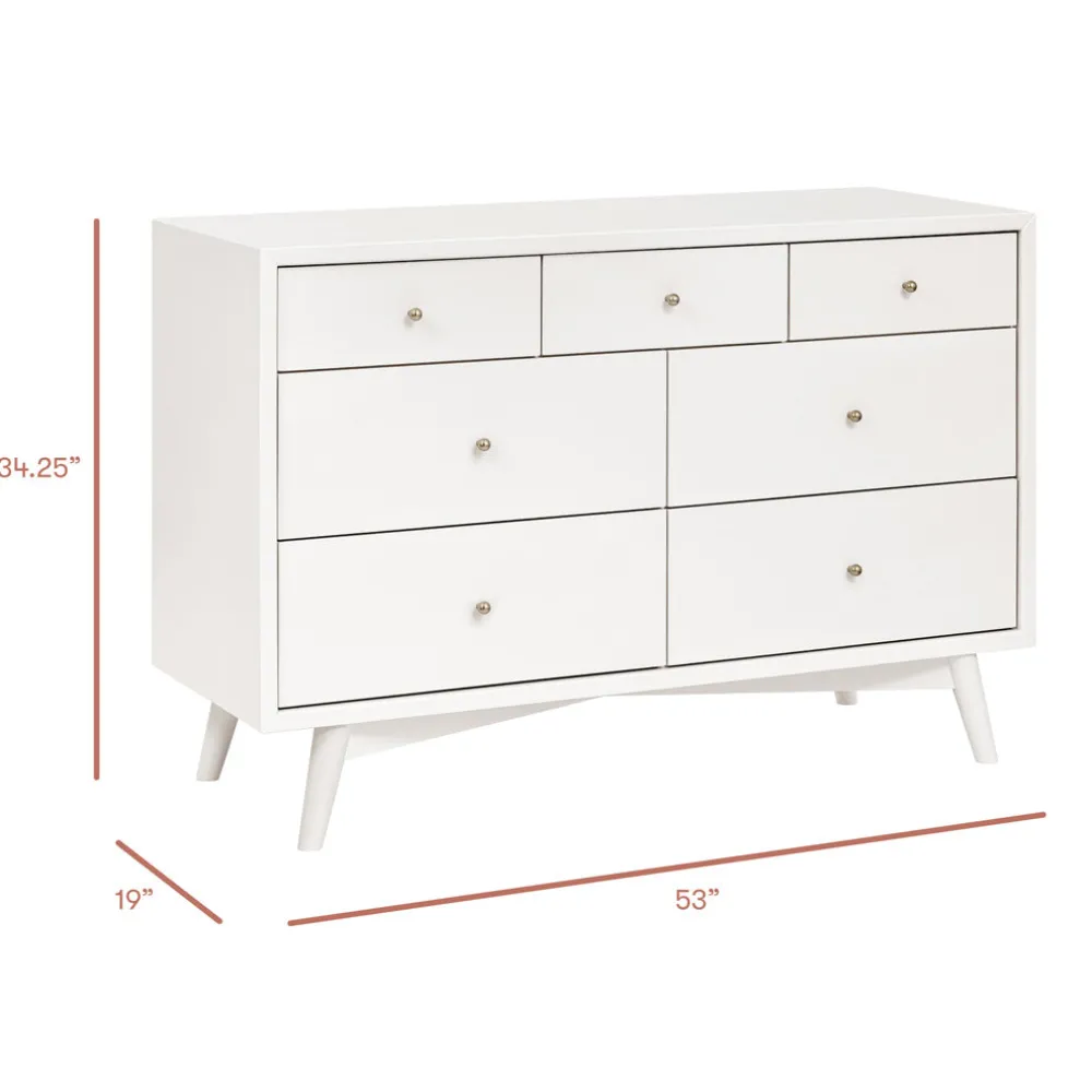 Palma 7-Drawer Assembled Double Dresser