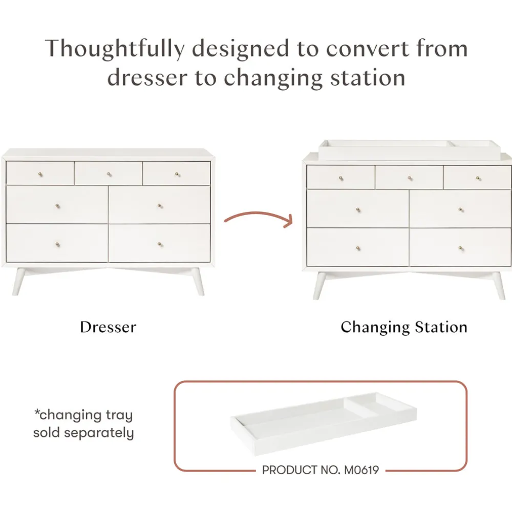 Palma 7-Drawer Assembled Double Dresser