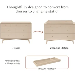 Palma 7-Drawer Assembled Double Dresser