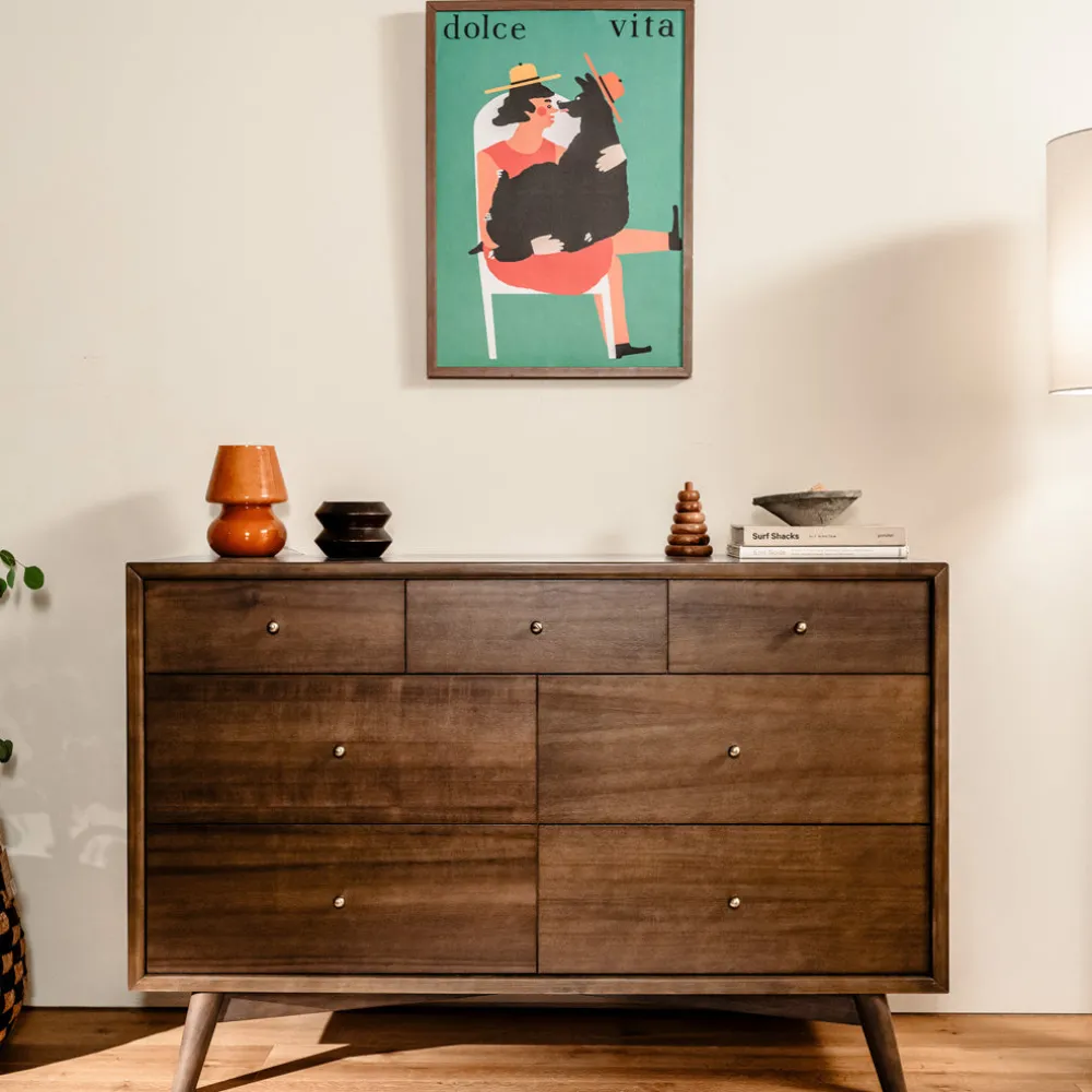 Palma 7-Drawer Assembled Double Dresser