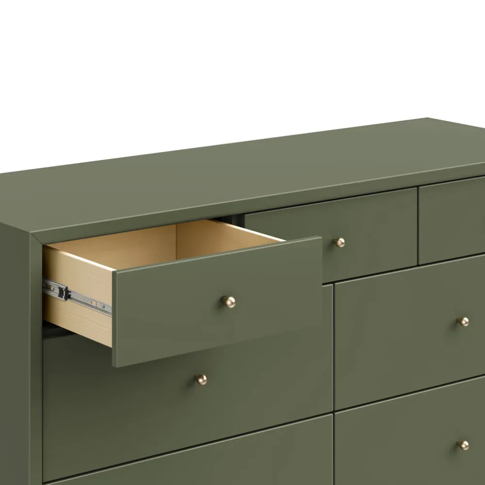 Palma 7-Drawer Assembled Double Dresser