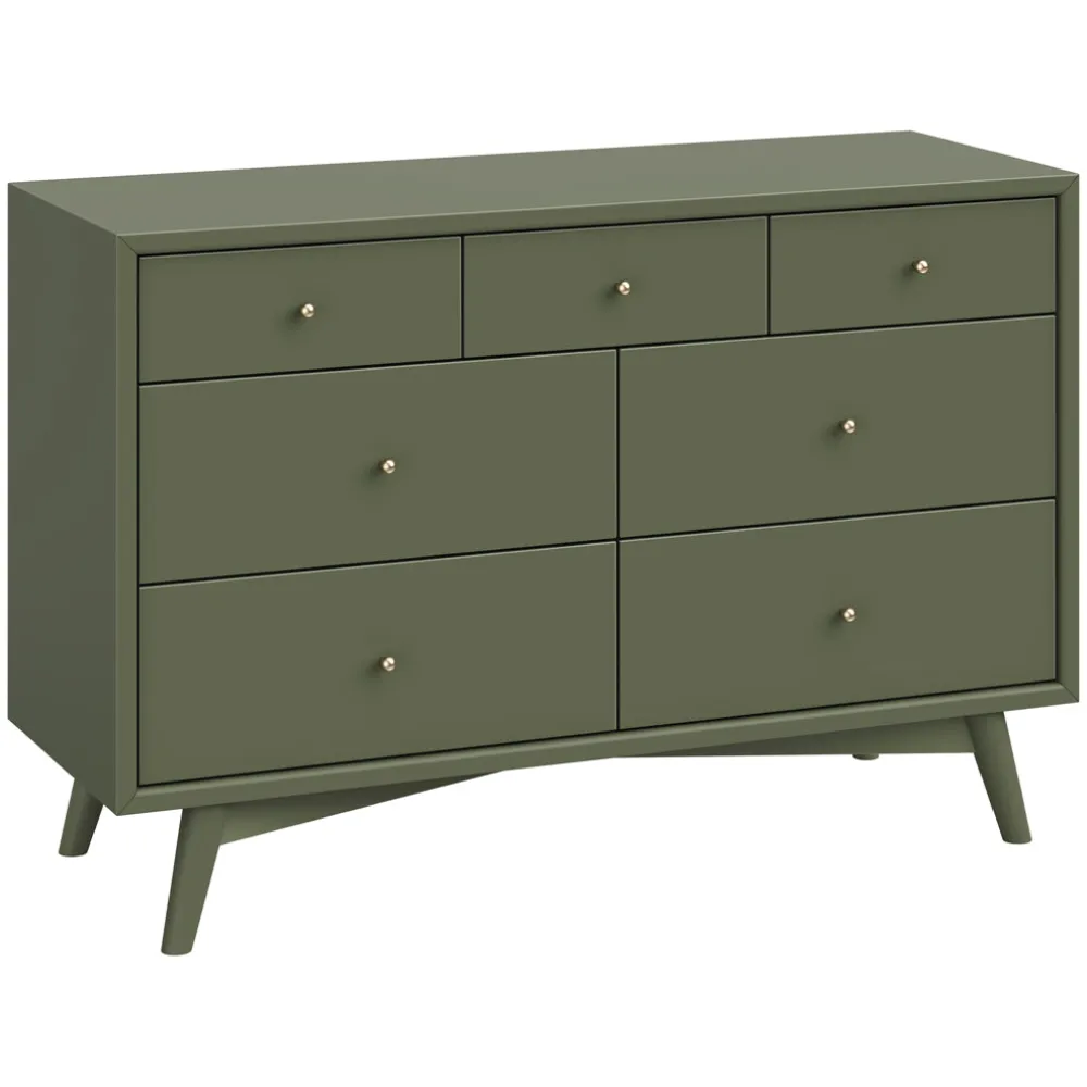 Palma 7-Drawer Assembled Double Dresser