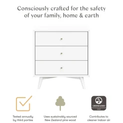 Palma 3-Drawer Compact Assembled Dresser (34